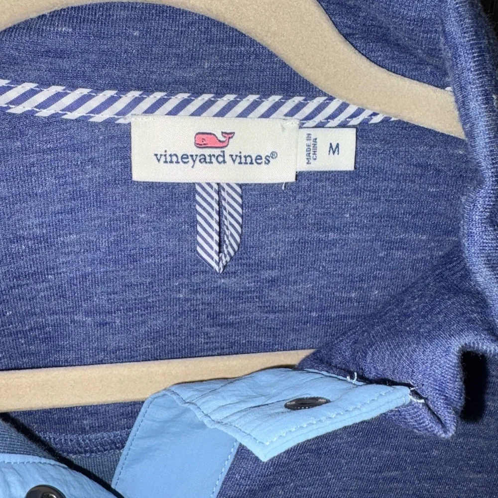 Vineyard Vines Women's Heathered Blue Sweatshirt - Picture 5 of 8